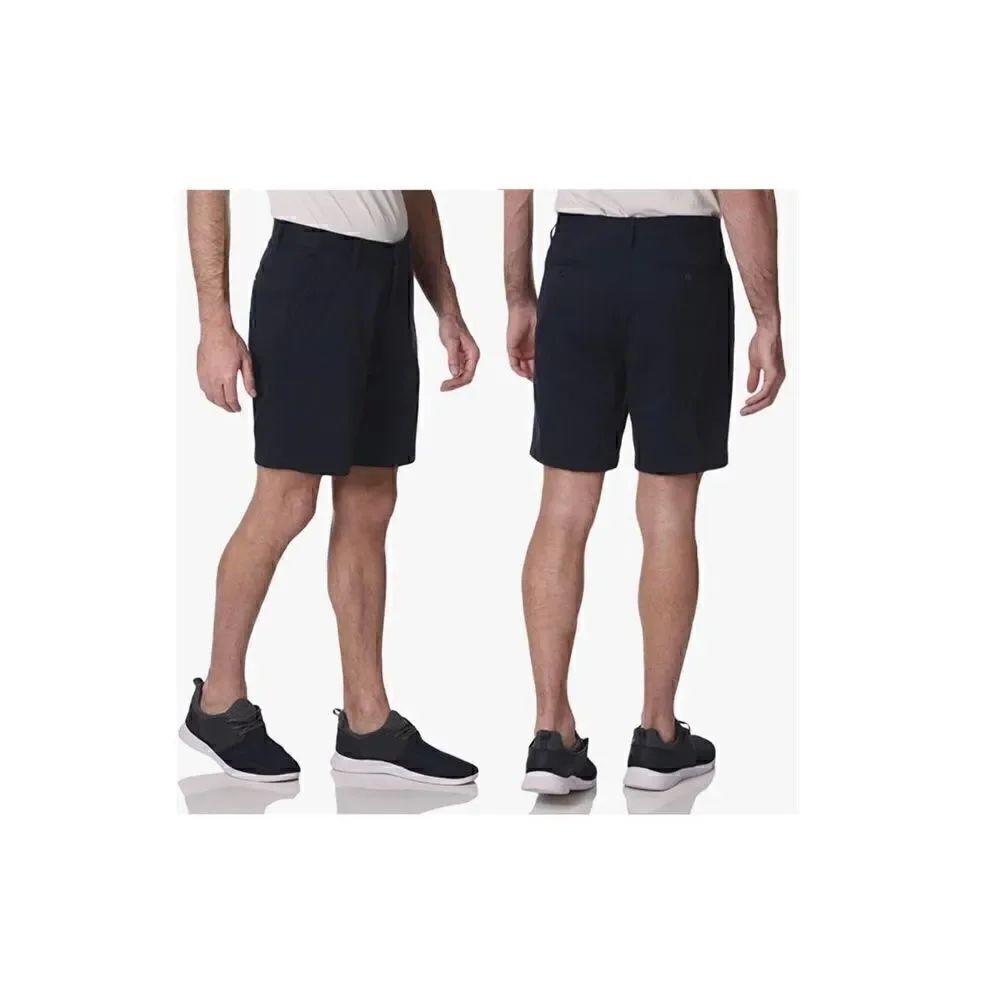 Nautica mens Cotton Twill Flat Front Stretch Chino Casual Shorts